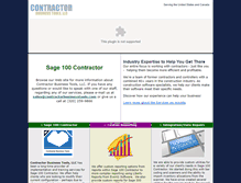 Tablet Screenshot of contractorbusinesstools.com